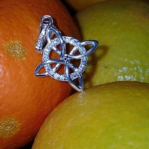 Silver Compass Pendant